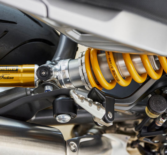 Voll einstellbares Öhlins® Fahrwerk